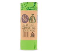 60L Compostable Waste Bags (10 Bags Total)