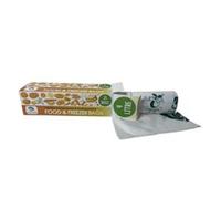 Eco Green Living 4 Litre Certified Compostable Food & Freezer Bags -25 bags
