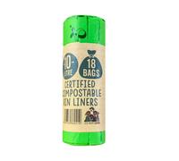 Eco Green Living Compostable Bin Liners - 10L - 18 Bags