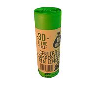 Eco Green Living Compostable Bin Liners - 30L - 18 Bags
