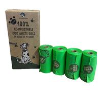 Eco Green Living Compostable Dog Waste Bags - 60 Bags