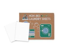 Eco Green Living Unscented Non-Bio Laundry Sheets, Hypoallergenic Detergent Strips for Machine and Hand Wash, Plastic Free Laundry Detergent - 60 Sheets