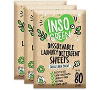 Eco Laundry Detergent Sheets (3 Pack) 240 Loads - No Plastic Jugs, Washer Sheets Detergent - Laundry Strips & Travel Laundry Detergent - 120 Sheets