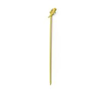 Eco Leaf 500 Pcs 15cm (6") Bamboo Knot Skewers - Sturdy, Eco-Friendly Cocktail Picks with Twisted Knotted Ends for Appetizers, Charcuterie, BBQ, Kebabs, Fruits, Camping, Parties & Weddings