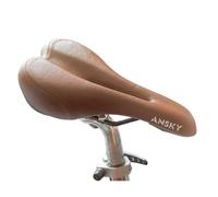 Eco Leather Hollow Saddle for BROMPTON in Brown