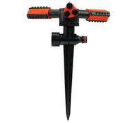 Eco Line 3-Arm Rotary Lawn Sprinkler With Spike Mount And Quick-Connect Fitting