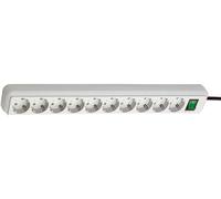 Eco-Line Euro 10 Gang Extension, 3m, Black - BRENNENSTUHL