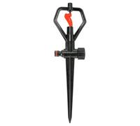 Eco Line Rotary Butterfly Garden Sprinkler With Spike And Quick-Connect Hose Fitting, Covers Up To 12M², Plastic, 110G