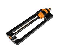 Eco Line Small Oscillating Lawn Sprinkler - Durable Plastic, Adjustable Spray Range, Quick Click-Lock Fitment