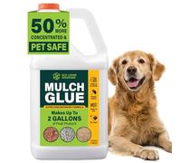 Mulch Glue for Landscaping - Rock Glue & Gravel Glue | Spray Glue for Paver Sealer | Landscape Glue for Mulch & Pebbles | Gravel Binder | Pet Safe Mulch Glue - 1 Gallon