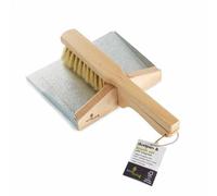 Eco Living Supreme Quality Eco Dustpan and Brush Set, 100% Plastic Free, Suitable for Vegans, FSC Certified.
