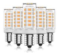 Eco.Luma E14 LED Bulb, E14 Small Edison Screw Lamps, 3.5W (40W 50W Equivalent), Warm White 2700K 550LM, Non Dimmable, AC220V-240V Light Bulbs for Salt Lamp/Home Lighting, Pack of 5