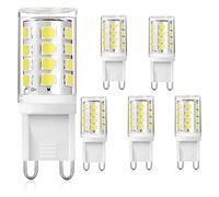 Eco.Luma G9 LED Bulb Cool White 6000K 18W/20W/28W Halogen Equivalent, AC 220-240V LED Energy Saving Mini Lamp, Not Dimmable, Pack of 5
