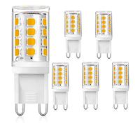Eco.Luma G9 LED Bulb Warm White 3000K, 3W LED Light Bulb, 18W/20W/28W Halogen Equivalent, AC 220-240V LED Energy Saving Mini Lamp, Not Dimmable, Pack of 5