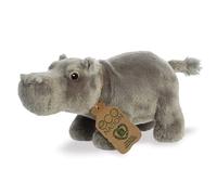 Aurora World Soft Toy Eco Nation Hippopotamus 35034 10.5 in Grey