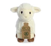 Aurora World Licensed Eco Nation Lamb 8 Inch Eco-Friendly Plush Soft Toy