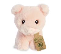Aurora, 35075, Eco Nation Mini Pig, 5In, Soft Toy, Pink