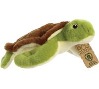 Aurora, 35018, Eco Nation, Turtle, 10.5In, Soft Toy, Green & Brown