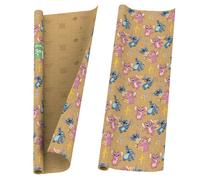 Eco Nature Disney Stitch Roll Wrapping Paper - Pack of 2