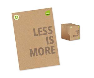 eco nature - Line Notebook - A5 Notebook - Notepad A5 - Eco Friendly Notepad - A5 Softcover Notebook Brown, 5012128558207