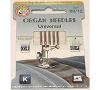 Eco Organ Sewing Machine Needles 130/705H Size 80/12 Packet of 5 Fits Most Makes