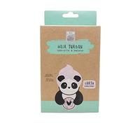 Eco Panda Bamboo Hair Turban, Soft Washable Environmentally Conscious Hair Wrap for All Hair Types