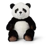 Eco Panda plush sitting Noir/Blanc one size