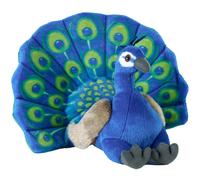 Wild Republic Cuddlekins Eco Peacock, Stuffed Animal, 12 Inches, Plush Toy, Fill is Spun Recycled Water Bottles, Eco Friendly
