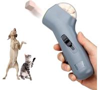 ECO PET SUPPLY Pet Treat Launcher, Gray, Automatic Food Thrower with Storage Box, Training Device for Dogs, 6.7x1.8 Inches