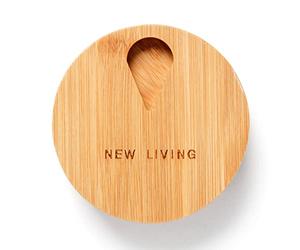 Eco Pill Organiser | 11x11x3cm Bamboo 7 Day Pill Box | Tablet Container | Eco Product | Revolving Magnetic Top | 7 Day Pill Box