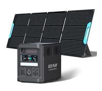 ECO PLAY Portable Power Station,1536Wh LiFePO4 Battery Backup, Expandable Capacity up to 4kWh, 1.1H to Full Charge, Solar Input 1200W Max, UPS, APP, 1800W Solar Generator for Camping EP1800 + 200W