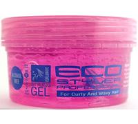 Eco Professional Curl & Wave Styling Gel Firm Hold All Types Of Hair 8 oz Pink