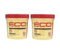 Eco Professional Styling Gel Argan Oil Maximum Hold Alcohol Free 16oz Pack of 2