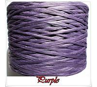 ECO Raffia Ribbon 23 Colours 30m Long 7-10mm Wide Decorating Scrapbooks Fast & Free (Purple)