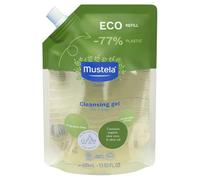 Eco Refill Pack Organic Wash Gel 400 ml for Body and Hair from Birth Mustela