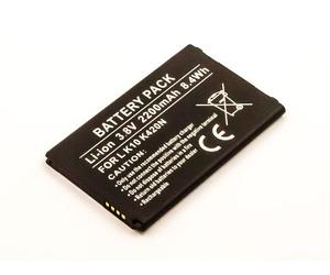ECO Replacement Battery for LG Q10 / K430dsY, 2200mAh 3.8V LI-ION, BL-45A1H