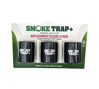 ECO Replacement Filter Cartridges For Smoke Trap - Triple Filters - Zero Plastic Waste - Maximum Air Flow - Long Lasting 500+ Exhales (3)