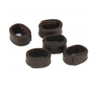 ECO Rider Leather Keepers 1/2 Inch Brown