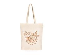 Eco Right Aesthetic Canvas Tote Bag for Women: Spacious, Zippered Closure, Reusable, Ideal for Beach, Shopping, Travel, School, Groceries - Cute & Eco-Friendly Gift for Girls, Teachers(Pack of 5)