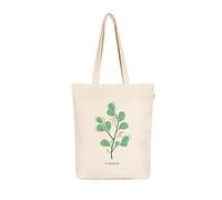 Eco Right Aesthetic Canvas Tote Bag for Women: Spacious, Zippered Closure, Reusable, Ideal for Beach, Shopping, Travel, School, Groceries - Cute & Eco-Friendly Gift for Girls, Teachers(Pack of 5)
