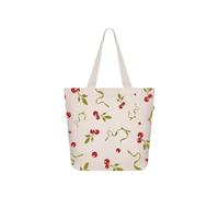 Eco Right Large Canvas Tote Bags for Women, with Inner Pocket, Reusable Tote Bag with Zip for School, Work, Shopping, Beach