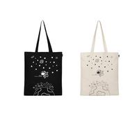 Eco Right Unisex's Stoffbeutel, Tote Bag Aesthetic, Einkaufstasche Canvas Tragetasche & Stofftasche Damen Dead