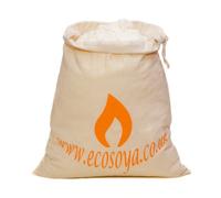 Eco Soya 2.5 Kilo Eco Soy Container Candle Wax Flakes in Fairtrade Cotton Bag