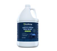 Eco Strong Septic Drain and Leach Field Treatment | Bio-Enzyme Cleaner Breaks Down and Digest Clogs | Removes Odors & Mainline Cleaner (128 OZ)