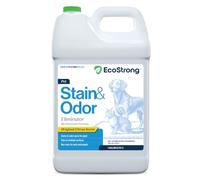 Eco Strong Stain and Odor Eliminator: Pet Odor and Stain Remover Carpet Cleaner - Enzyme Cleaner for Dog and Cat Urine - Pee Stain Remover and Deodorizer Spray - Floor, Grass Pee Pad, Rug - 1 Gallon