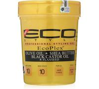 Eco Style Gold Olive Oil & Shea Butter & Black Castor Oil & Flaxseed 32oz ,0748378004717