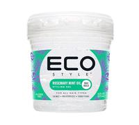 Eco Style Rosemary Mint Hair Gel, Alcohol Free, Vegan, 473 ml | Hydrating & Strengthening Formula, For All Hair Types, Vegan, Strong Hold, Flake Free, Refreshes the Scalp and Nourishes Hair
