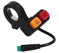 Eco Turbo Mode Switch for Kugoo G-Booster 5.8cm Black Eco Turbo | High-hardness ABS material, wear resistant, long-lasting performance, compact 5.8x4.4x2cm size