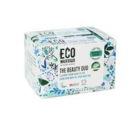 Eco Warrior Beauty Duo Charcoal Face & Shea Body Soap Bars, 2 x 100g, Vegan
