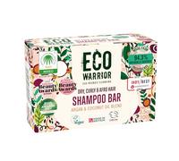 Eco Warrior Dry Hair Shampoo Bar - Vegan, Cruelty Free, No SLS or Parabens, Deeply Nourishing Argan & Coconut Oil, Marshmallow Extract For Soft Dry Hair, Little Soap Company, 100g